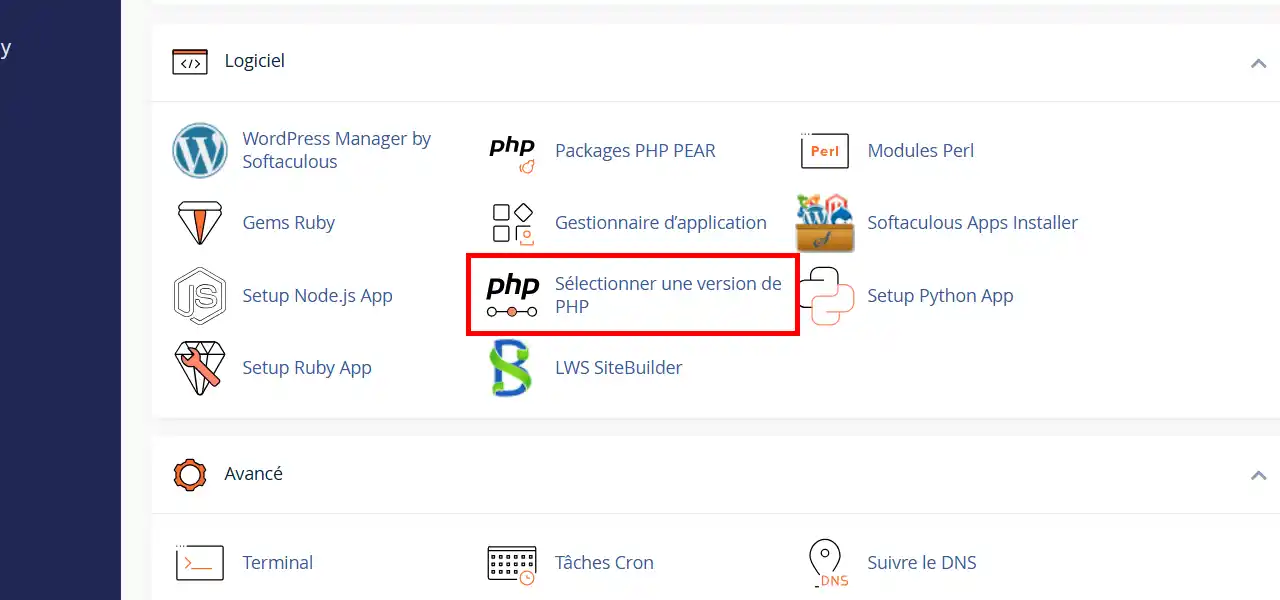 Comment changer de version PHP sur votre hébergement cPanel ?