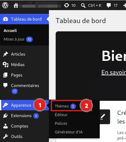 Comment installer le th&egrave;me Extra ?