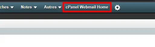 Paramètres de configurations de messagerie électronique et webmail sur cPanel