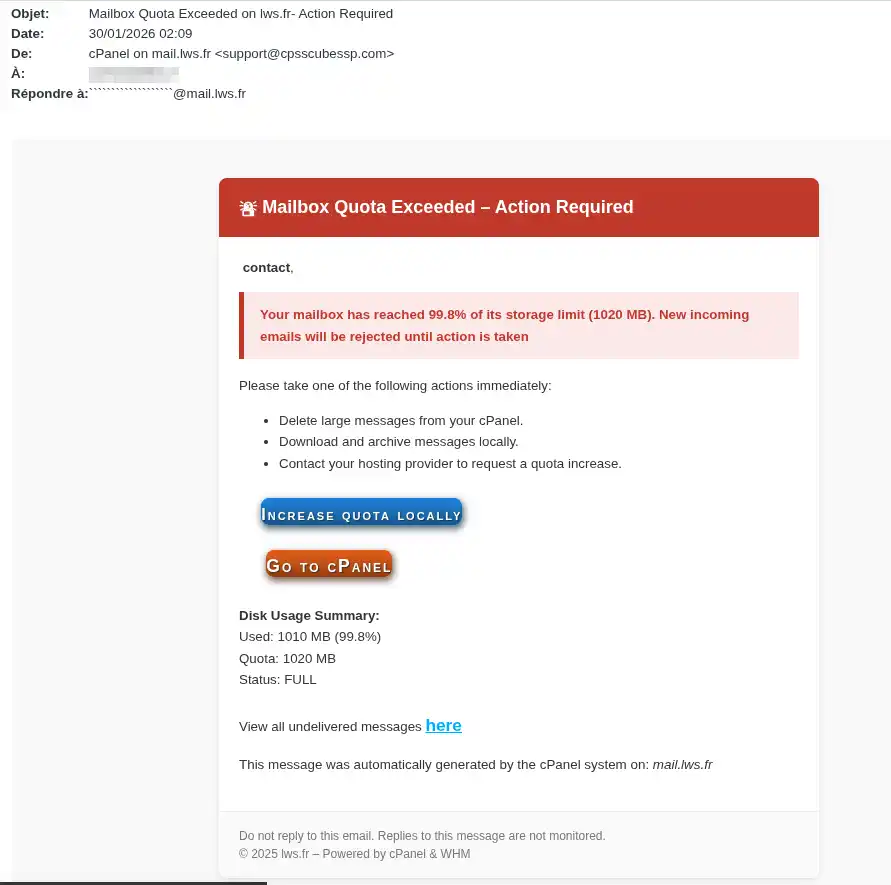 False emails pretending to be LWS: how to recognise them and what to do