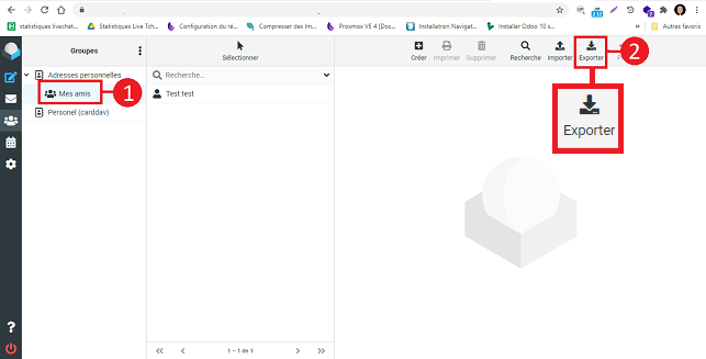 Comment exporter un carnet d'adresses avec Roundcube ?