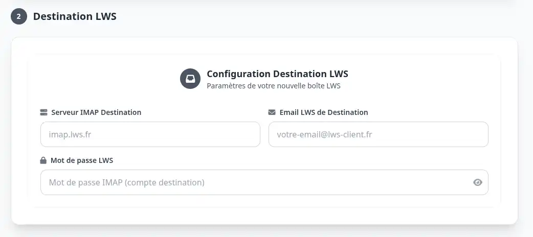 Comment utiliser ImapCopy pour transf&eacute;rer une bo&icirc;te mail vers LWS ?