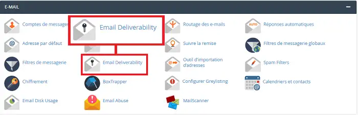 Comment utiliser l'outil Email Deliverability disponible sur cPanel ?