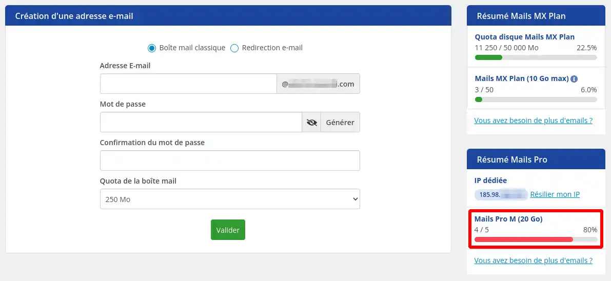 Comment créer une adresse Email Pro sur votre espace client LWS ?
