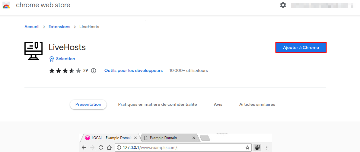 Click to display the original image Visualiser son site sans modifier les DNS de son domaine