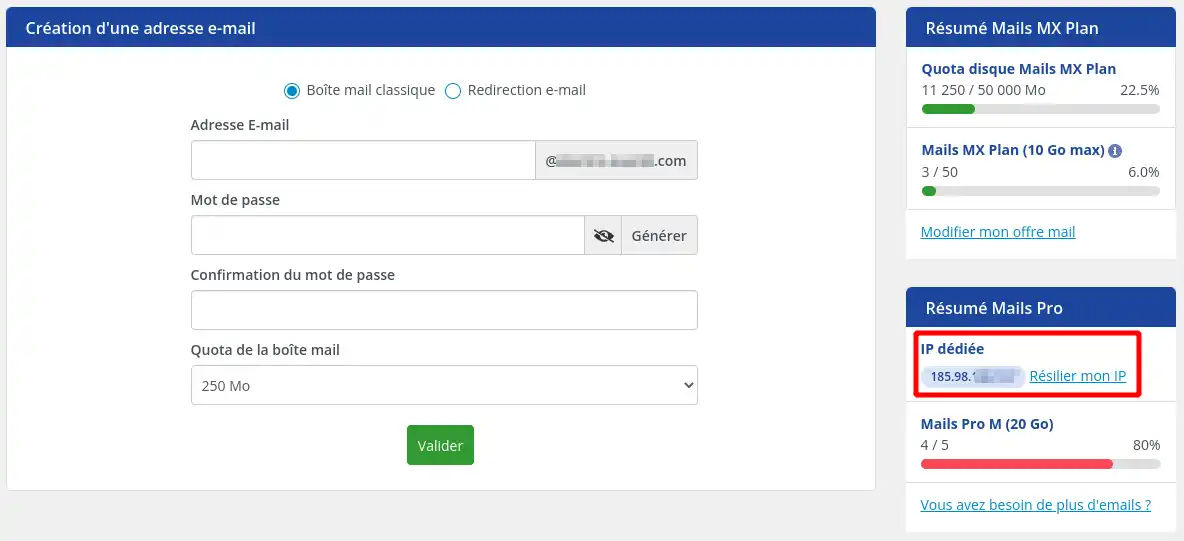 Optimisez votre service mail avec l'option IP dédiée de LWS : Comment faire ?
