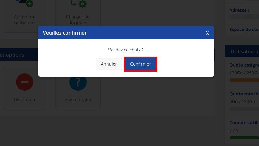 Comment ajouter ou supprimer un utilisateur &agrave; ma formule Nextcloud