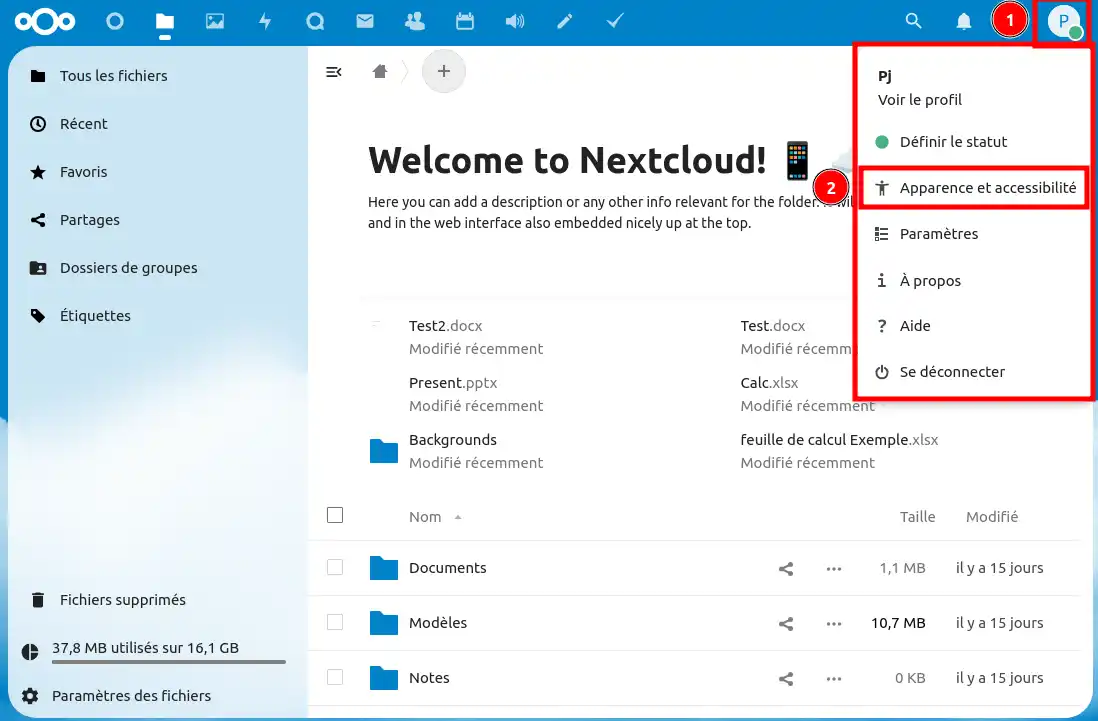 Customisez votre stockage cloud Nextcloud : votre logo, votre fond d'écran,