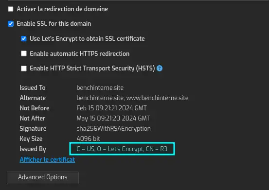 Comment activer un certificat SSL Let's Encrypt sur mon site avec HestiaCP ?