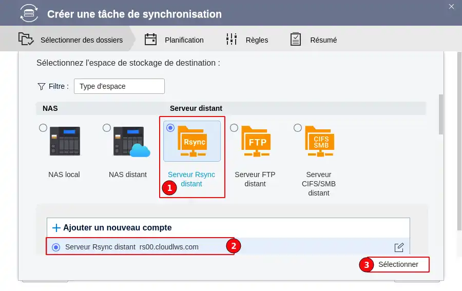 ¿Cómo hago una copia de seguridad de mi NAS Qnap a la nube LWS usando Rsync?