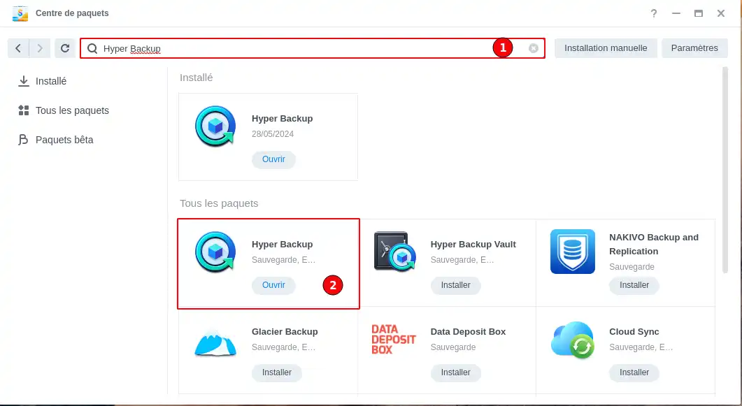 How can I back up my Synology NAS on the LWS Cloud with Rsync?