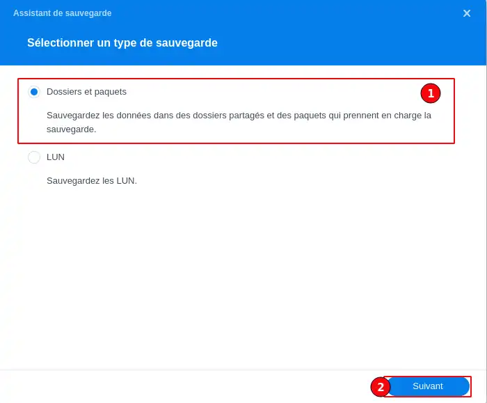 Como posso efetuar uma cópia de segurança do meu Synology NAS na Nuvem LWS com WebDAV?