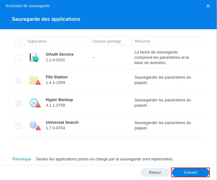 How can I back up my Synology NAS on the LWS Cloud with Rsync?