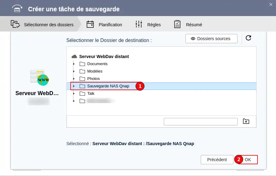 Comment sauvegarder son NAS Qnap sur le Cloud LWS avec WebDav ?