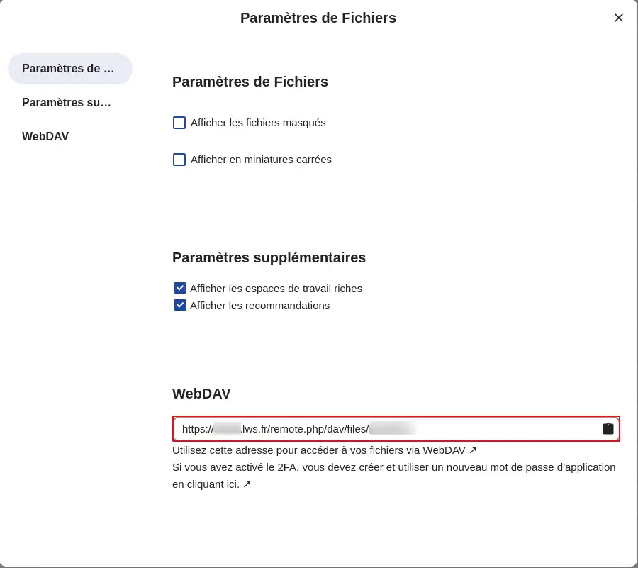 Comment sauvegarder son NAS Synology sur le Cloud LWS avec WebDAV ?