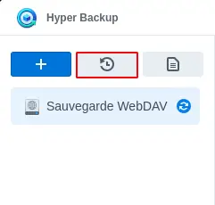 How can I back up my Synology NAS on the LWS Cloud with WebDAV?