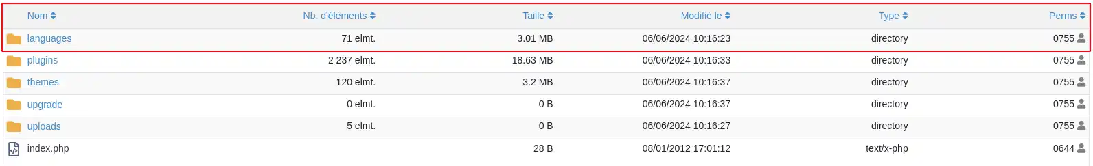 Come si naviga nel File Manager del pannello LWS?