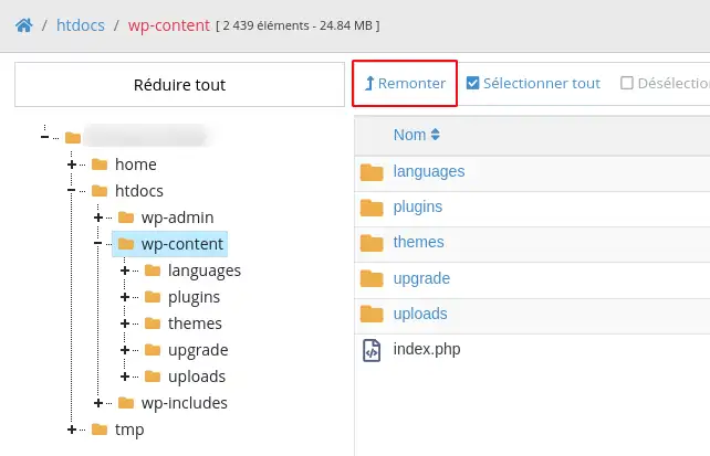 Como é que navego no Gestor de Ficheiros do Painel LWS?