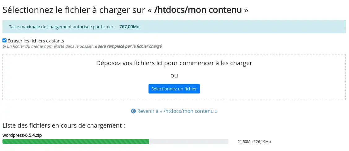 ¿Cómo puedo cargar o descargar archivos con el Gestor de Archivos?