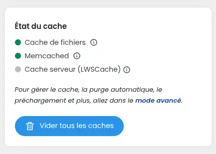 Utiliser le cache de fichiers pour booster votre WordPress avec LWS Optimize