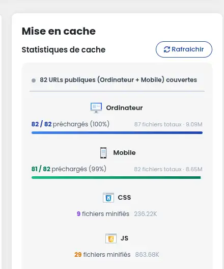 Utiliser le cache de fichiers pour booster votre WordPress avec LWS Optimize