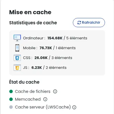 Enable Memcached on your WordPress site with LWS Optimize