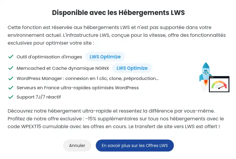 Activer Memcached sur votre site WordPress grâce à LWS Optimize