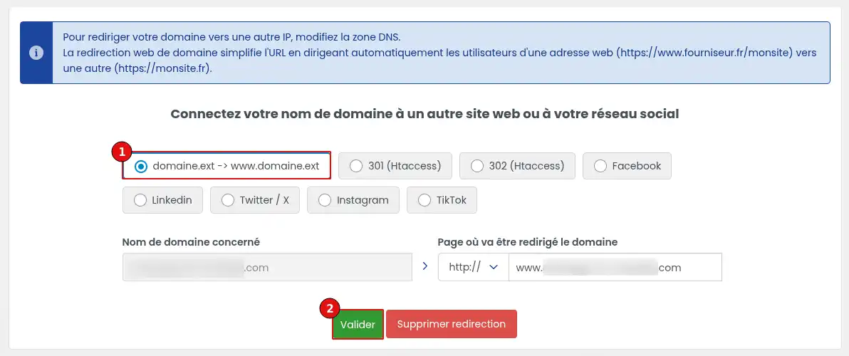 Comment lier mon nom de domaine à Systeme.io