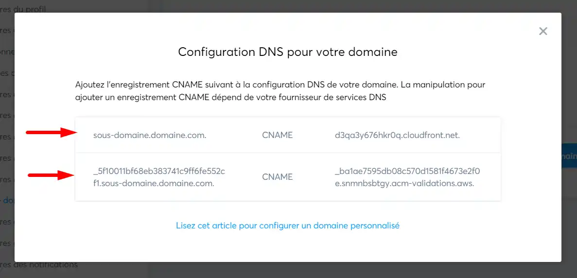 Comment lier mon nom de domaine à Systeme.io