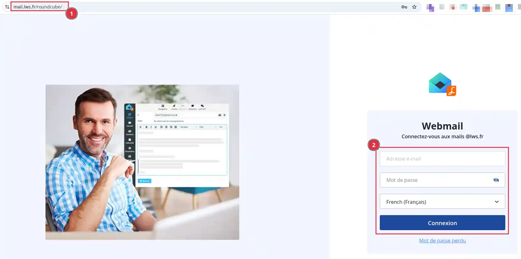 Activer la double authentification (2FA) sur une bo&icirc;te mail LWS dans le webmail