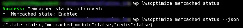 How can I use WP-CLI to control LWSOptimize?
