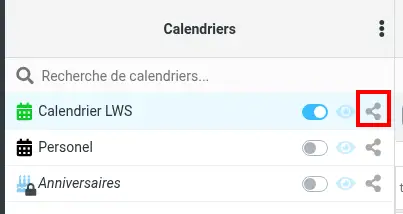 Comment partager un calendrier sur son domaine avec Roundcube ?