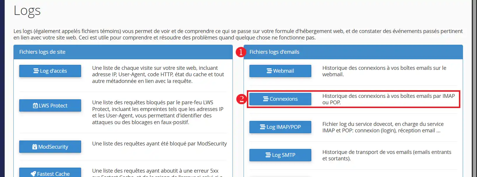 Limiter l'accès à votre boîte email sur cPanel avec un pare-feu