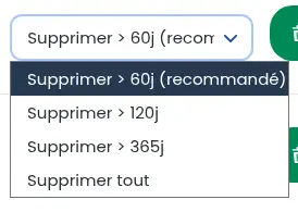 How to clean statistics tables in PSManager
