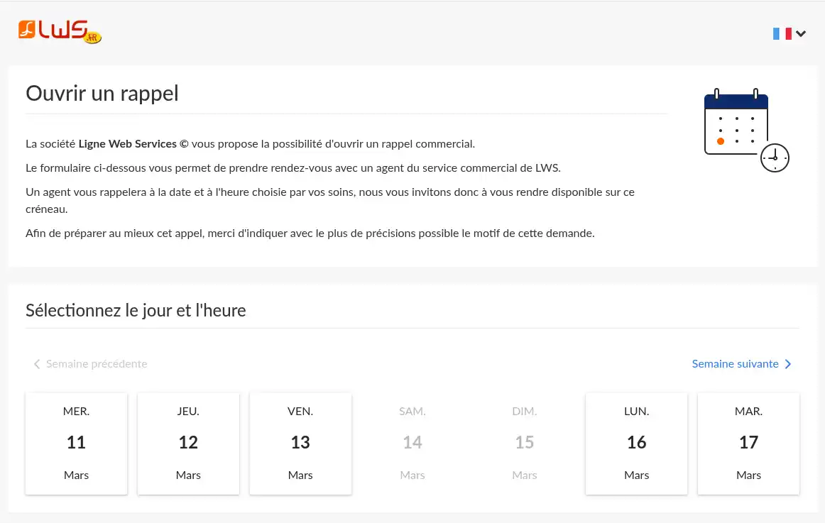 Comment contacter l'assistance technique de LWS ?