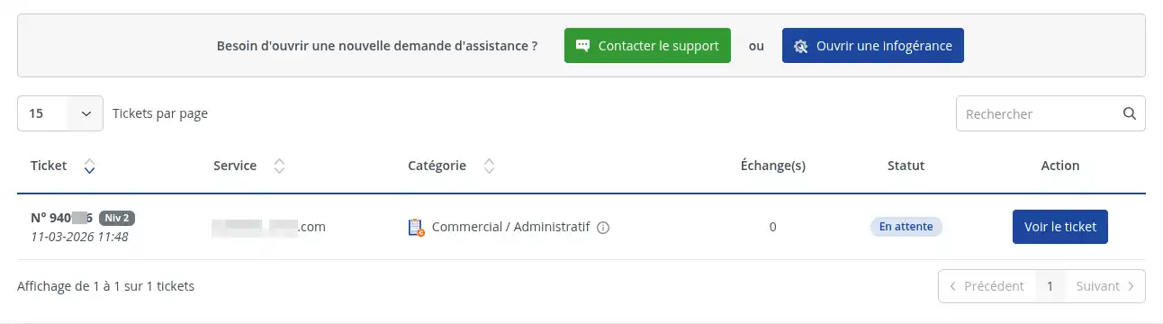 Comment contacter l'assistance technique de LWS ?