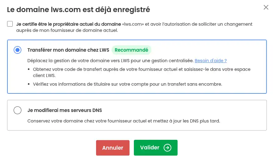 Click to display the original image Wie bestelle ich ein LWS Linux Webhosting?