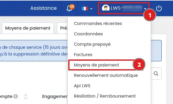 Renouvellement automatique - Activer / D&eacute;sactiver / G&eacute;rer