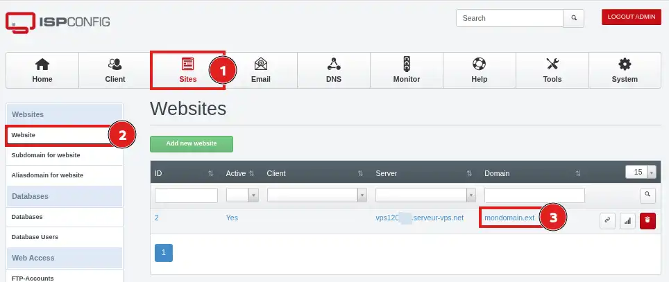 Comment activer un certificat SSL Let’s Encrypt avec ISPConfig ?