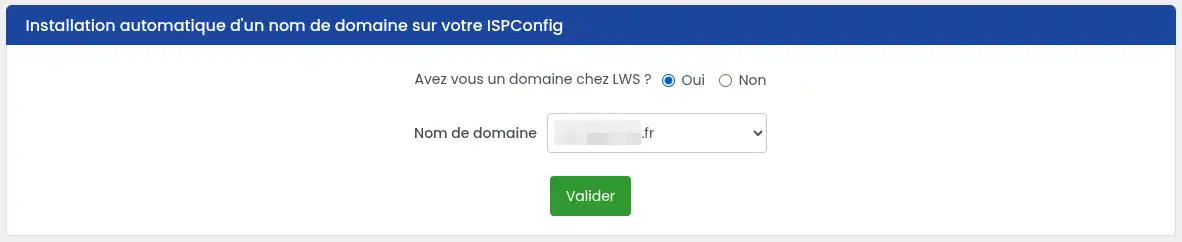 Associer et configurer un nom de domaine sur un VPS ISPConfig