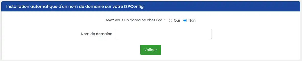 Associer et configurer un nom de domaine sur un VPS ISPConfig