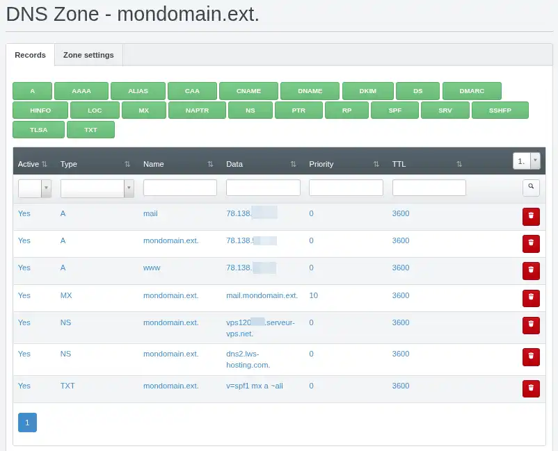 Associer et configurer un nom de domaine sur un VPS ISPConfig