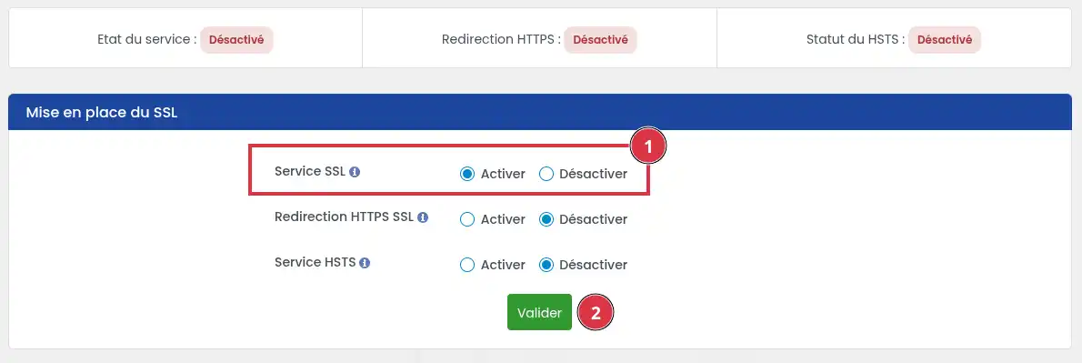 Comment v&eacute;rifier et activer le certificat SSL Let&rsquo;s Encrypt sur LWS ?