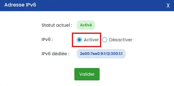 Comment activer IPv6 sur un serveur VPS LWS ?