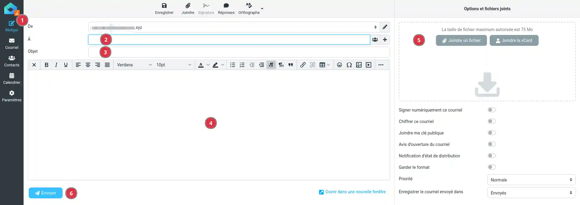 Utiliser le webmail roundcube pour g&eacute;rer son adresse email facilement