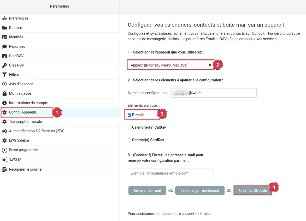 Comment configurer une adresse email LWS sur un iPhone ou un iPad ?