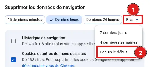 Click to display the original image Comment vider le cache de mon navigateur web sur un ordinateur ?