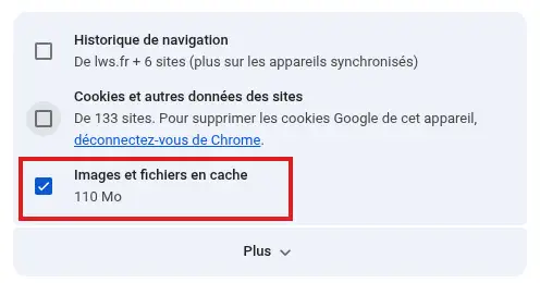 Click to display the original image Comment vider le cache de mon navigateur web sur un ordinateur ?