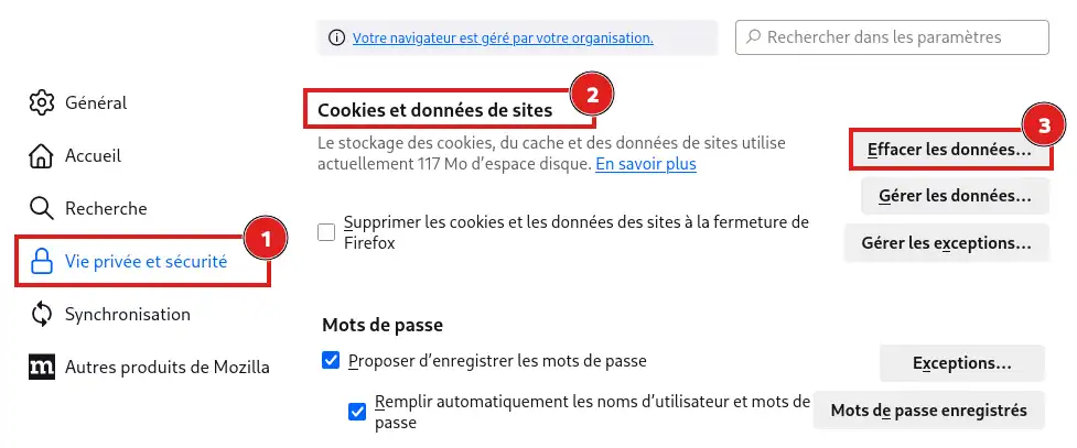 Click to display the original image Comment vider le cache de mon navigateur web sur un ordinateur ?