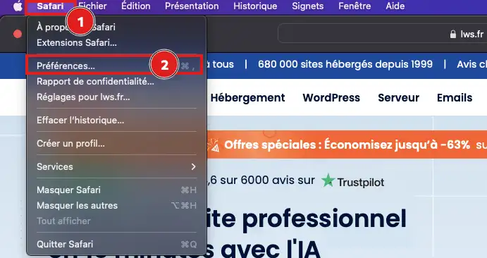 Click to display the original image Comment vider le cache de mon navigateur web sur un ordinateur ?